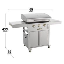 28" Griddle with Cabinet