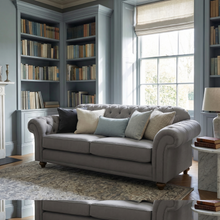 Chesterfield 2 Seat Sofa in Smoke Grey