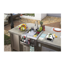 Alfresco 24-Inch Built-In Bartender &amp; Sink System (No Faucet Included) - AGBC-24