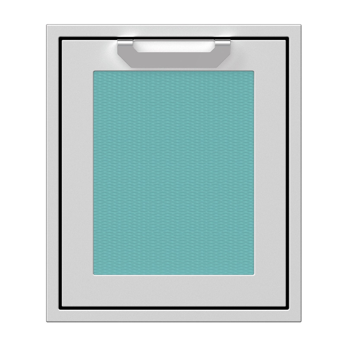 Hestan 18-Inch Single Access Door w/ Recessed Marquise Accented Panel (Right Hinge) in Turquoise - AGADR18-TQ