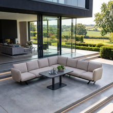Como Corner Sofa Set with Altura Rising Table in Truffle