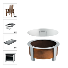 X Series Total Patio Fire Pit Bundle