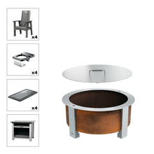 X Series Total Patio Fire Pit Bundle