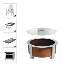 X Series Total Patio Fire Pit Bundle
