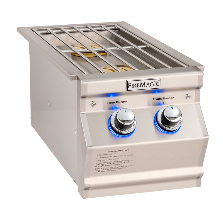 Fire Magic Aurora Propane Gas Built-In Double Side Burner - 32817P