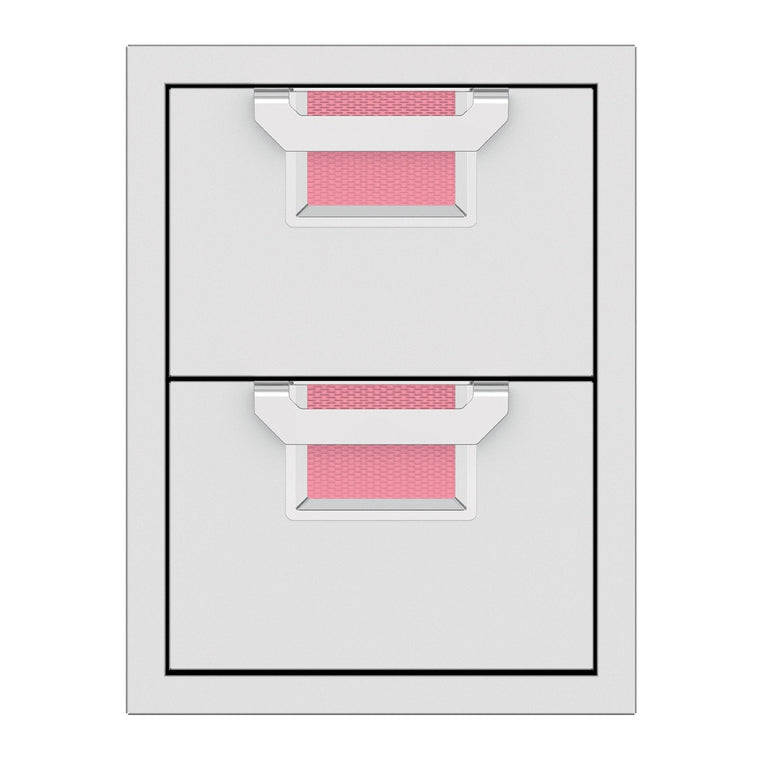 Aspire by Hestan 16-Inch Double Storage Drawers (Reef Pink) - AEDR16-PK