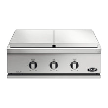 DCS Series 7 30-Inch Built-In Natural Gas Double Side Burner w/ Griddle - BFGC-30BGD-N