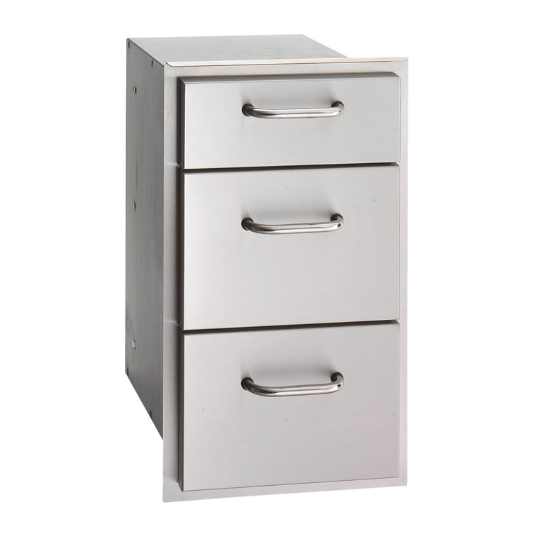 Fire Magic Select 14-Inch Triple Storage Drawers - 33803