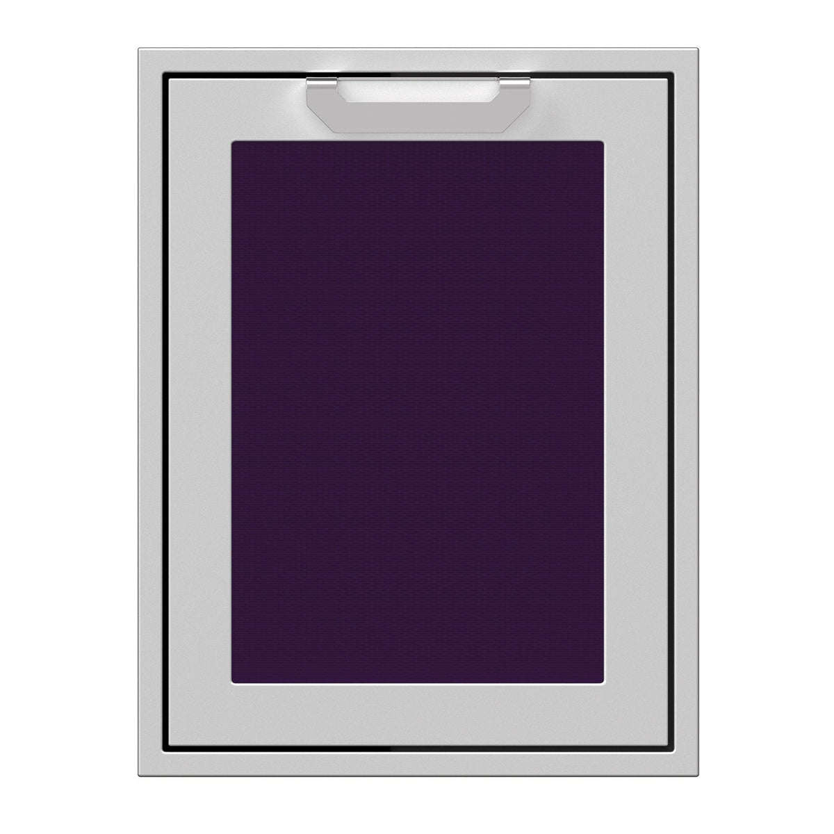 Hestan 20-Inch Trash and Recycle Center Storage Drawer w/ Recessed Marquise Accent Panel in Purple - AGTRC20-PP