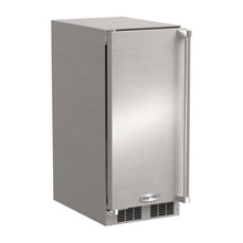Marvel 15-Inch 39Lb. Outdoor Rated Clear Ice Machine With Gravity Drain and Solid Stainless Steel Door (Reversible Hinge) - MOCL215SS01B
