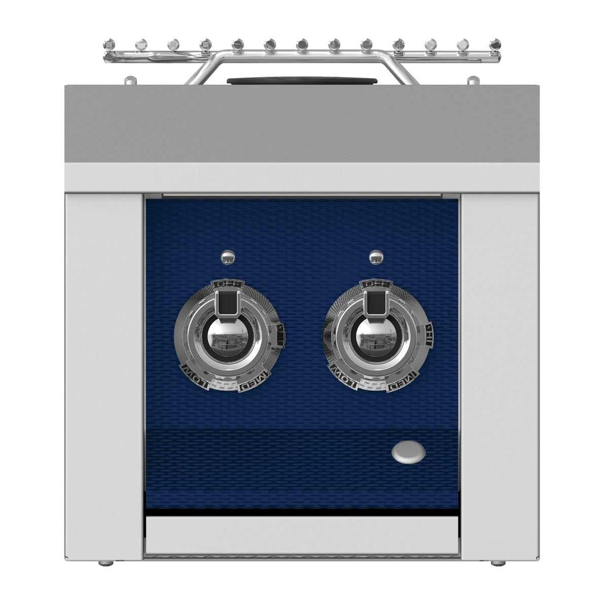 Aspire by Hestan 12-Inch Natural Gas Built-In Double Side Burner (Orion Dark Blue) - AEB122-NG-DB
