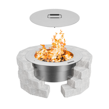 Zentro Stainless Steel Smokeless Fire Pit Insert