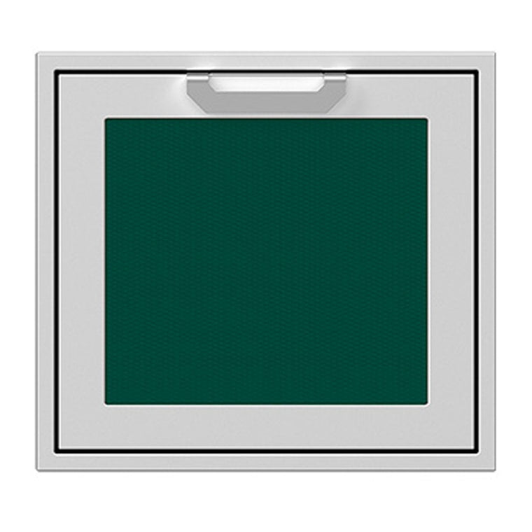 Hestan 24-Inch Single Access Door w/ Recessed Marquise Accented Panel (Left Hinge) in Green - AGADL24-GR